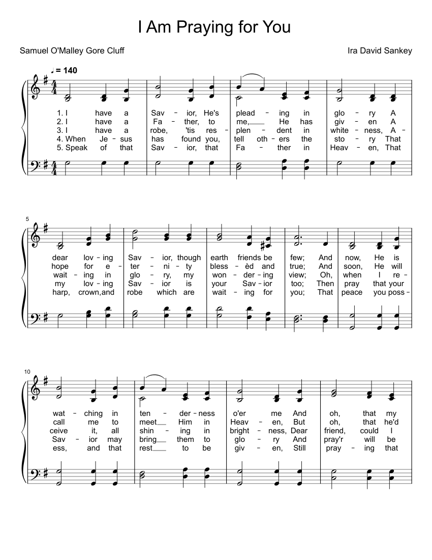 I Pray For You Song