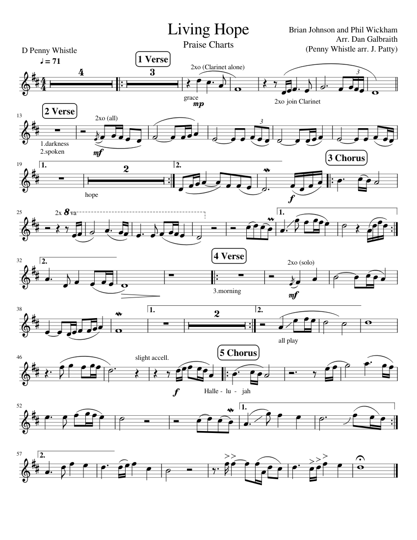 Living Hope sheet music for Piano download free in PDF or MIDI
