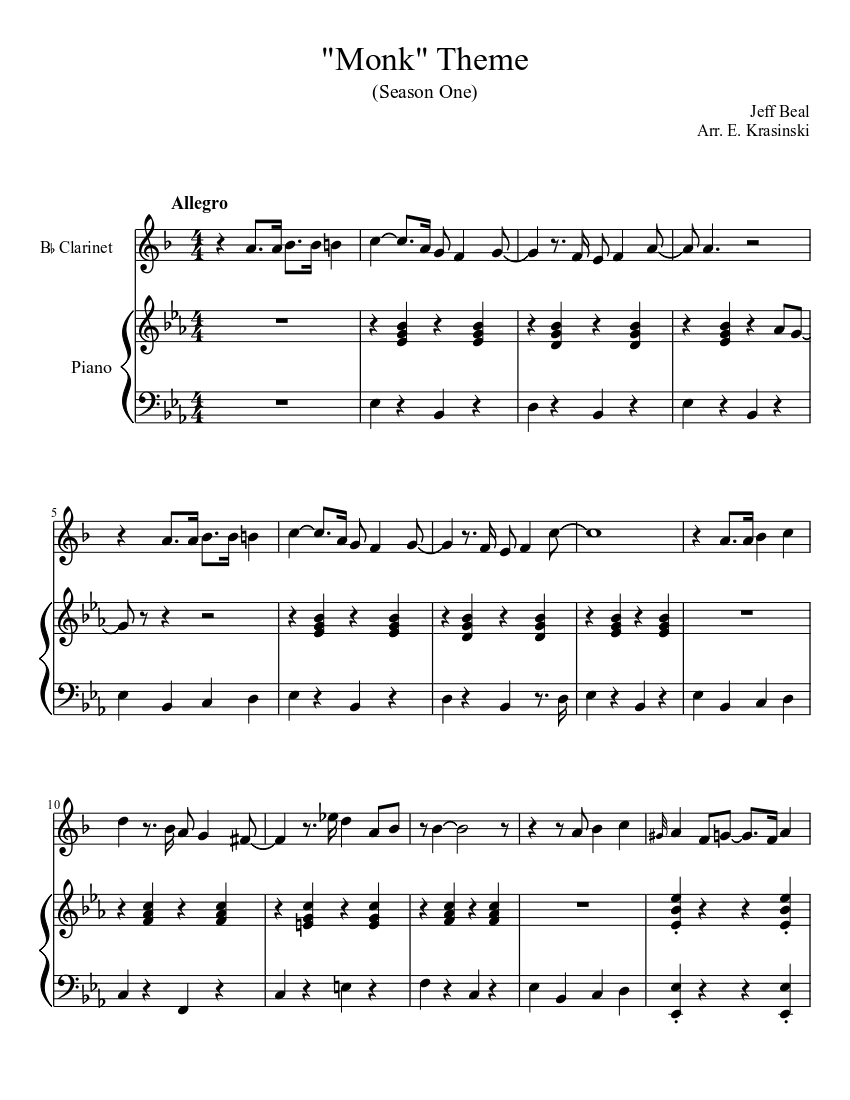 Monk theme song instrumental – Ericvisser