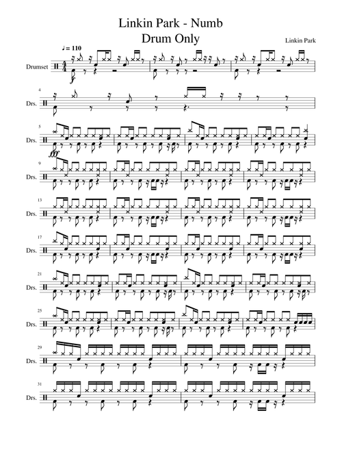 Percussion Duet Sheet Music Download Pdf Or Print Free On Musescore Musescore Com - roblox linkin park piano sheets