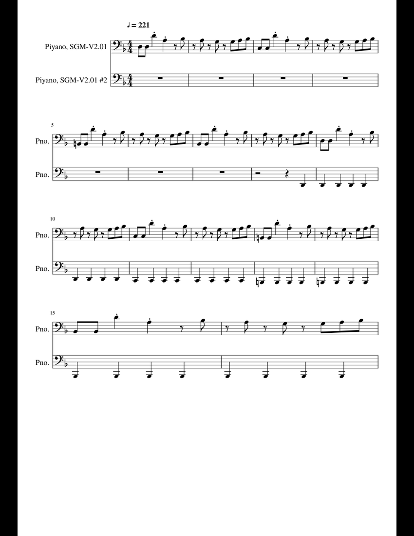 Megalovania underfell sheet music for Strings, Guitar download free in