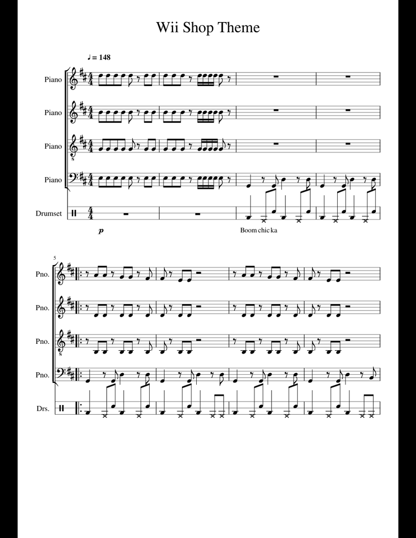 Sheet Music Store Online : Candy Store Sheet music for Clarinet | Download free in PDF or MIDI | Musescore.com - The list of free notes is constantly updated, mainly represented by the arrangements of the piano.