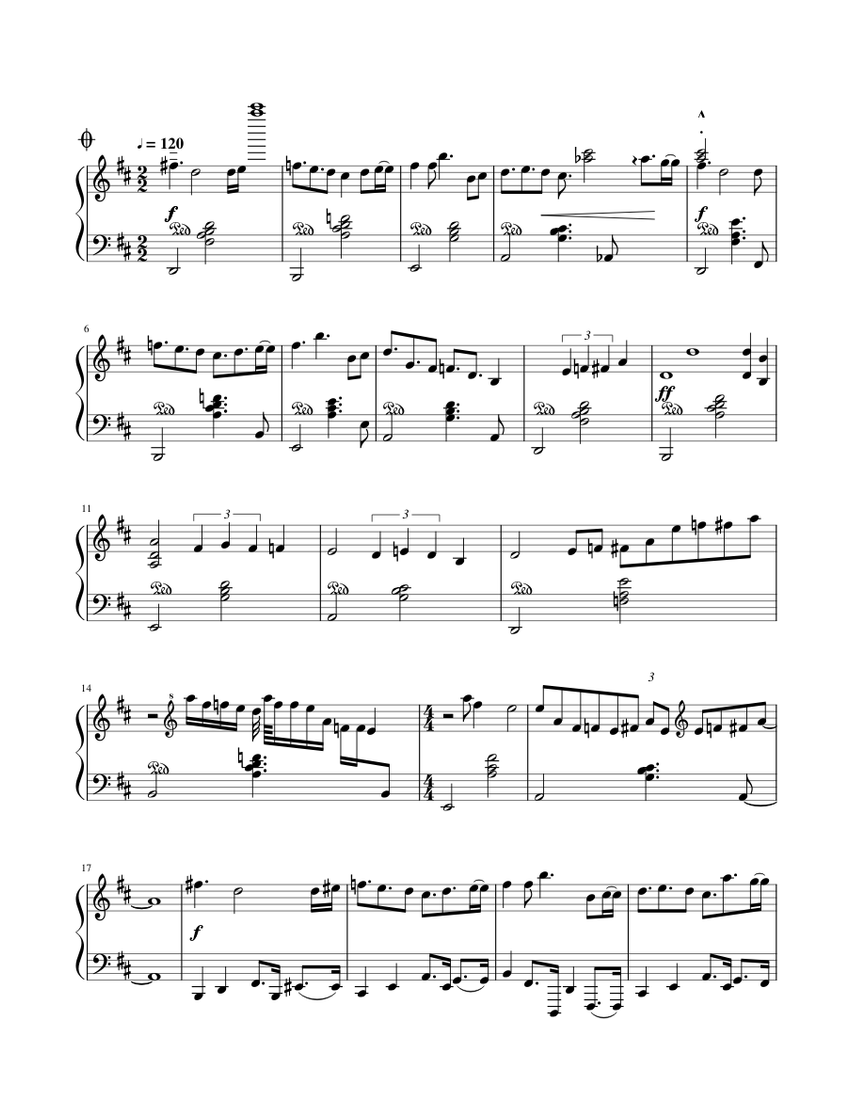Giorno Theme Jazz Sheet music for Piano | Download free in PDF or MIDI