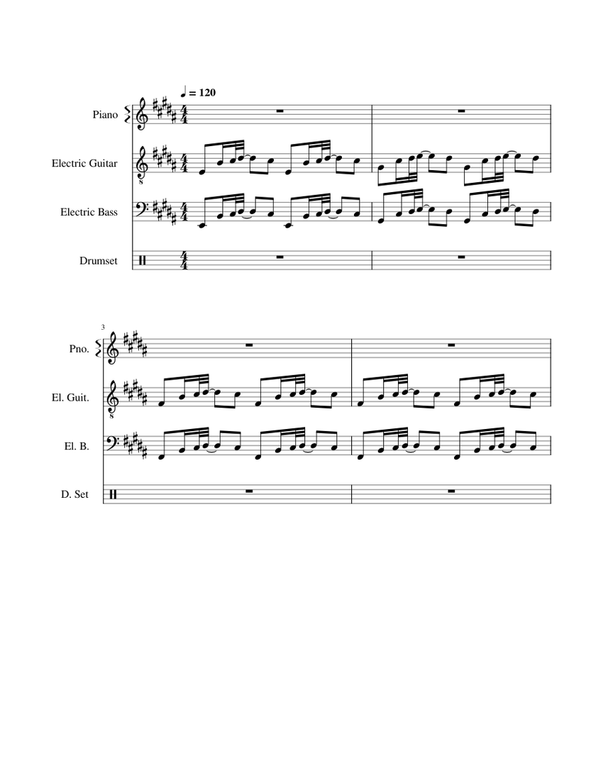 There's Nothing Holding Me Back Sheet music for Piano, Guitar, Bass, Percussion | Download free ...