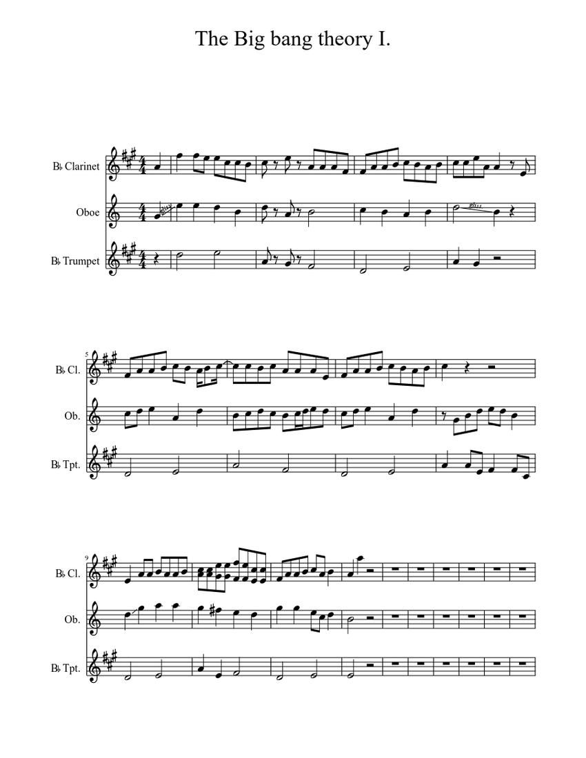 Big Bang Theory Theme Song Chords
