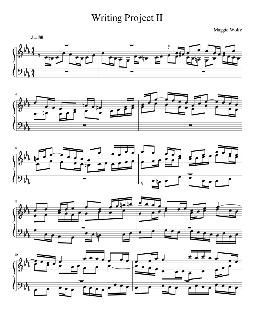 How to write a rock song on piano picture