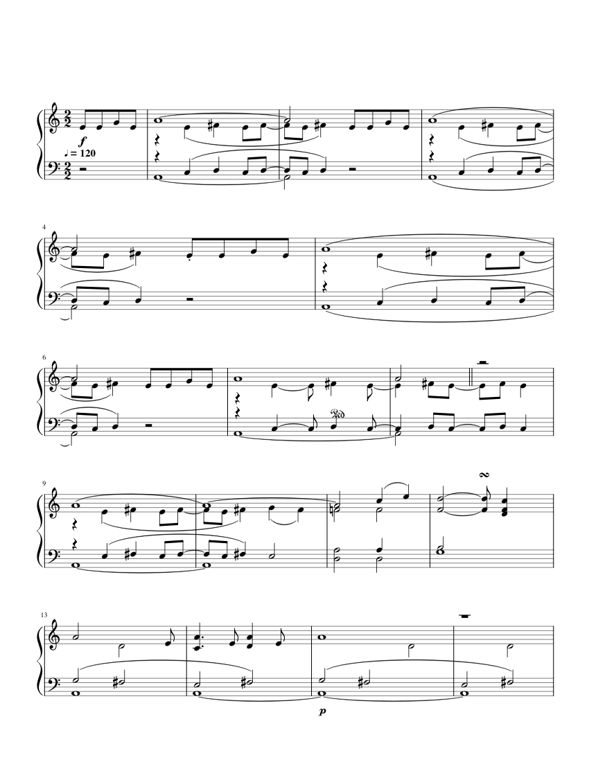 Mas Que Nada C Sheet music for Piano (Solo) | Musescore.com