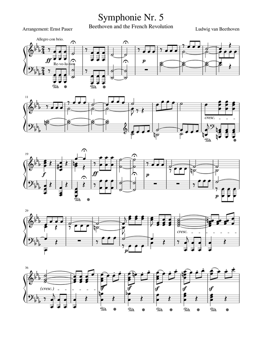 beethoven-symphony-no-5-1st-movement-for-piano-solo-sheet-music-for