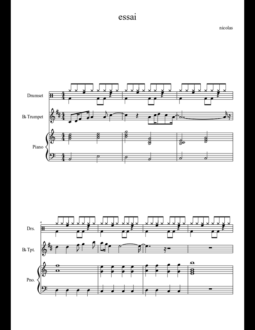 jazz sheet music download free in PDF or MIDI