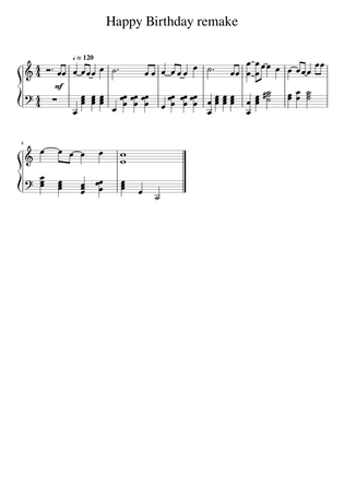 Happy Birthday Sheet Music Free Download In Pdf Or Midi On Musescore Com