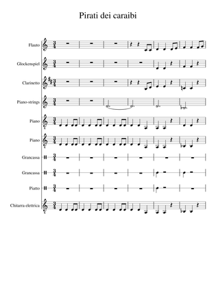 Sheet Music For Flute With 10 Instruments Musescore Com