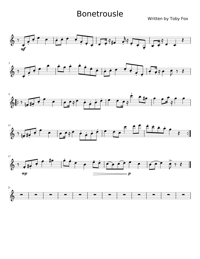 Bonetrousle Piano Sheet Music Easy Epic Sheet Music - how to play bonetrousle on piano roblox