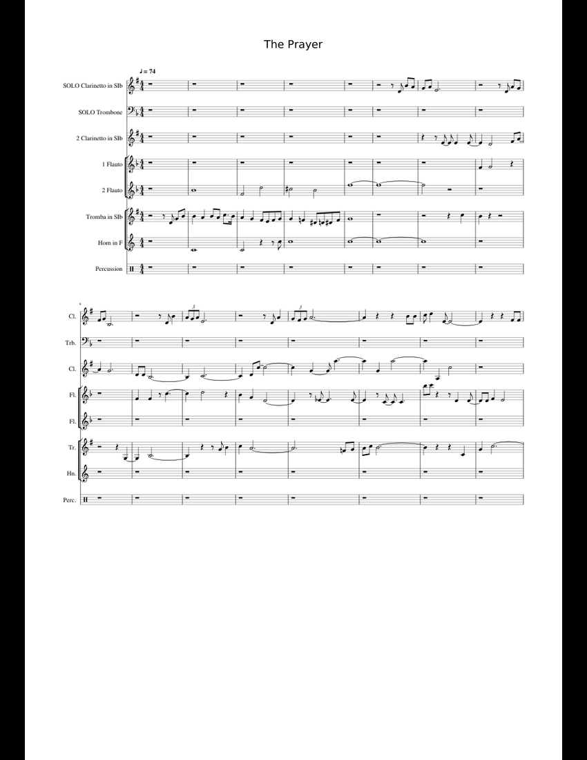 The Prayer sheet music download free in PDF or MIDI