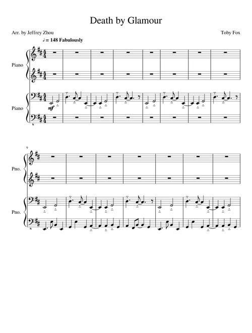 Free Film Tv Video Games Sheet Music Download Pdf Or Print On Musescore Musescore Com - undertale death by glamour roblox id
