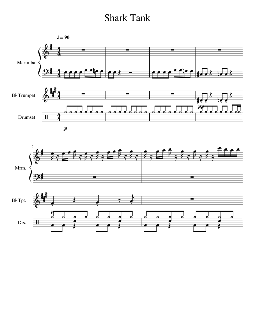 Shark Tank Theme Sheet music for Trumpet (Solo) | Musescore.com