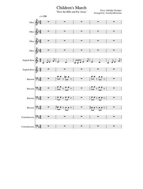 Over The Hills And Far Away Violin Sheet Music