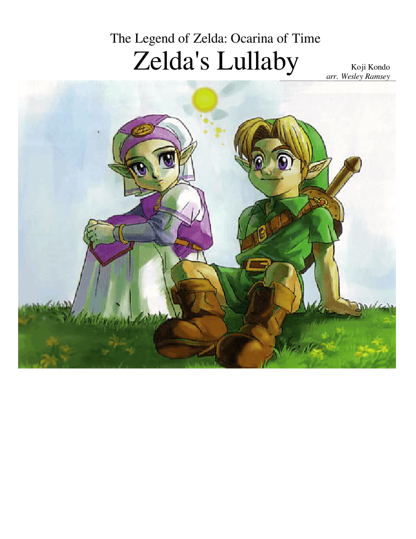 Zelda's Lullaby sheet music for Flute, Piano, Piccolo