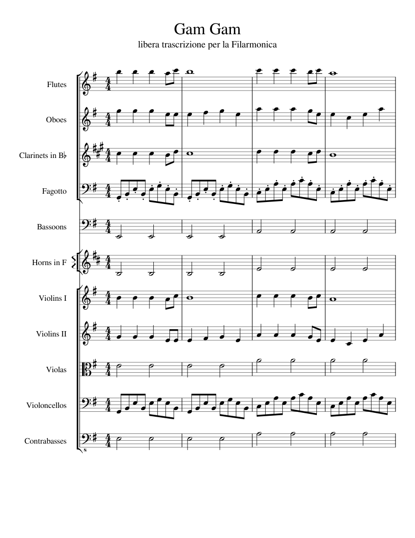 Gam Gam - piano tutorial