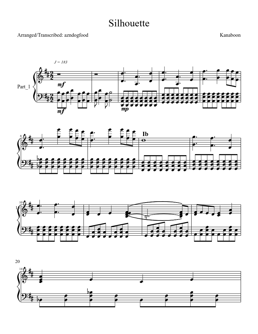 Naruto Shippuden Opening 16 sheet music for Piano download free in PDF