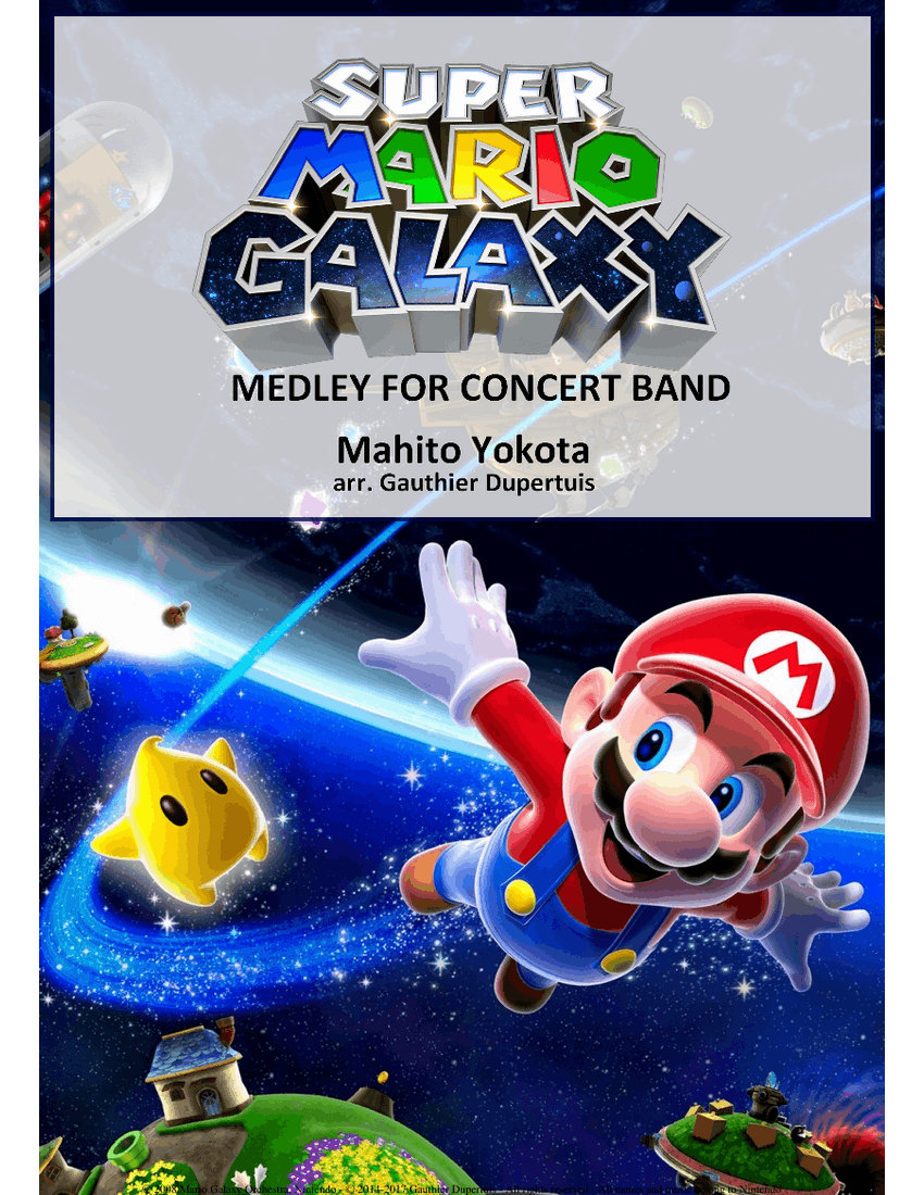 Super Mario Galaxy Flute Sheet Music