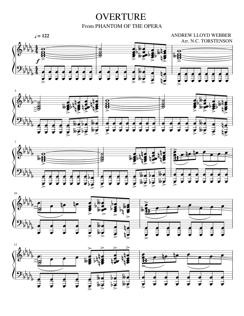 Phantom Of The Opera Full Score Pdf