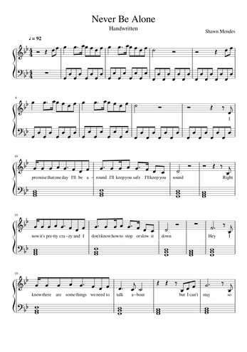 Shawn Mendes Sheet Music Free Download In Pdf Or Midi On Musescore Com
