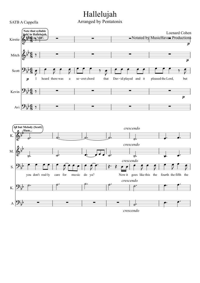 Hallelujah Chord Chart