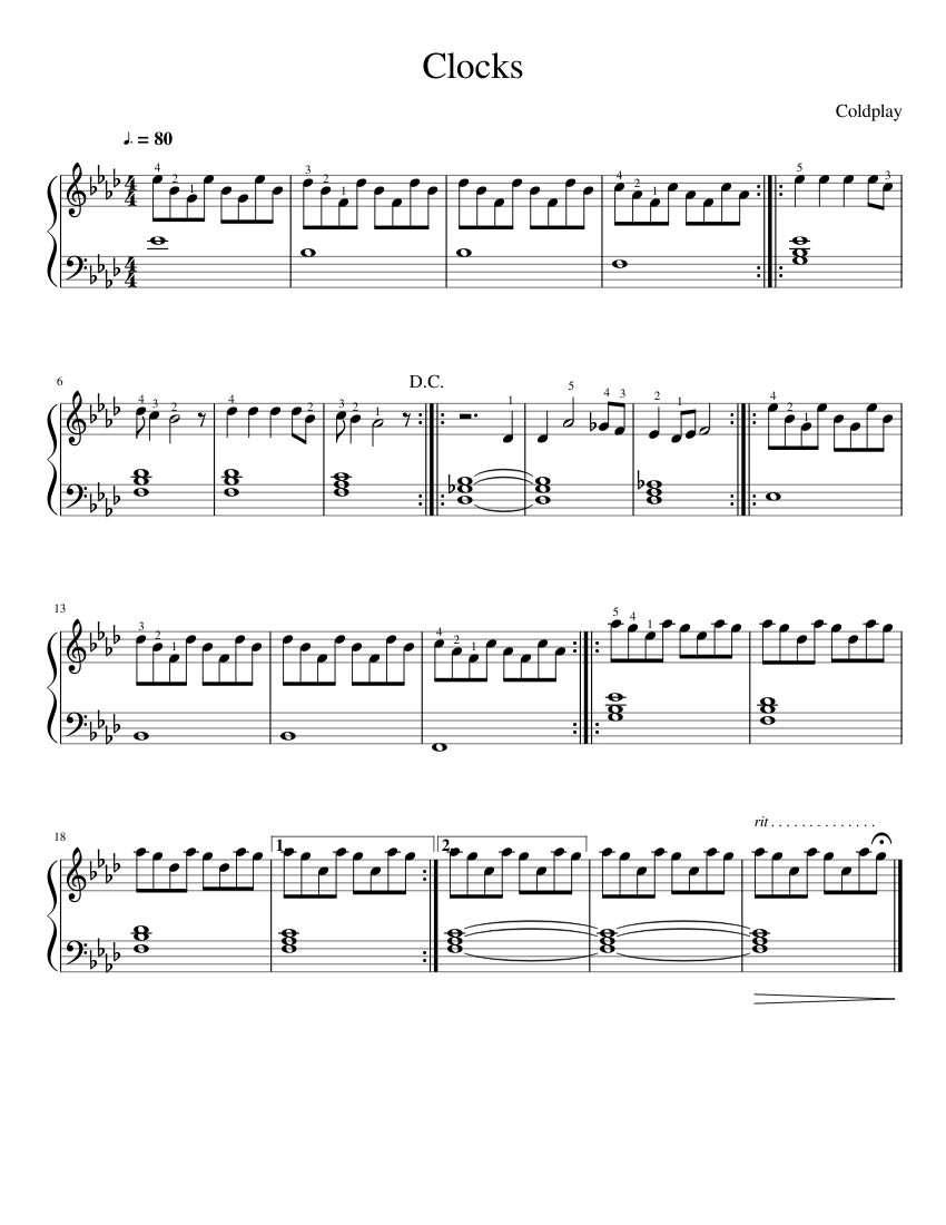clocks-coldplay-sheet-music-for-piano-solo-musescore