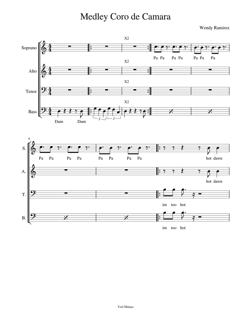 uptown funk Sheet music for Voice | Download free in PDF or MIDI