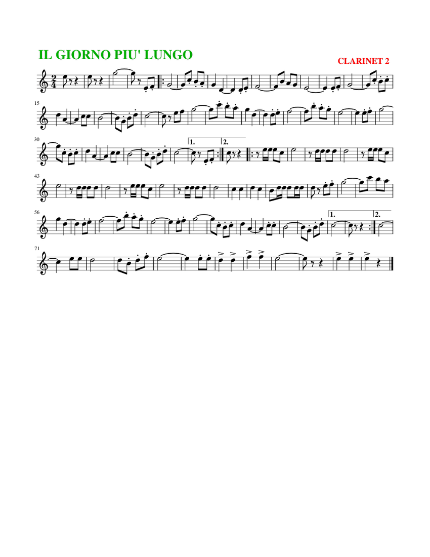 sheet music for download free in PDF or MIDI