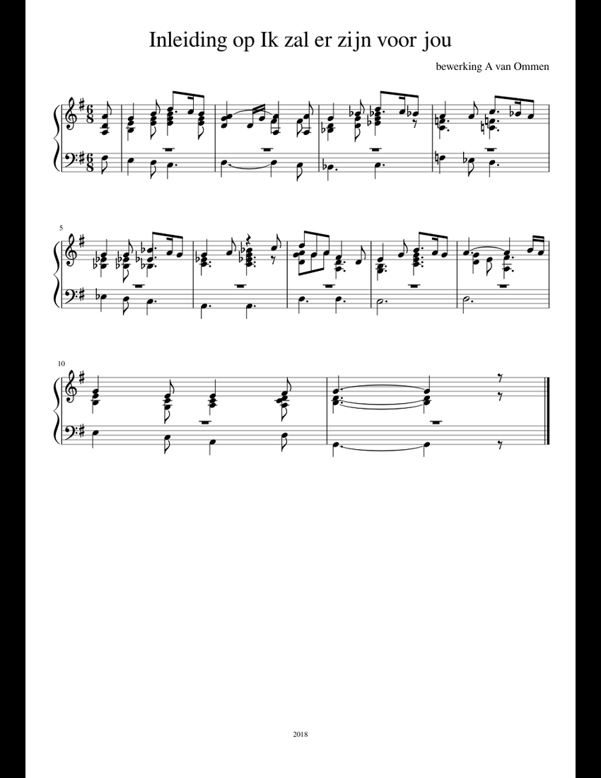 inleiding-op-ik-zal-er-zijn-voor-jou-sheet-music-for-piano-download