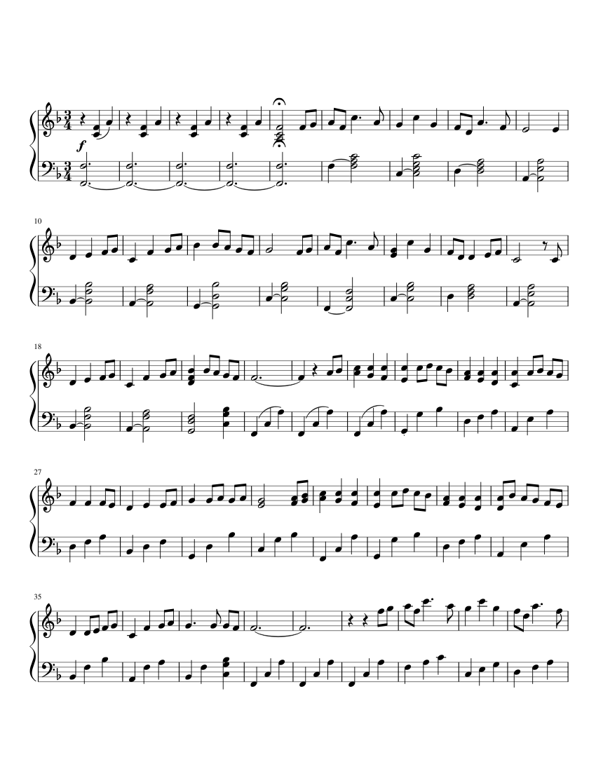 Always with Me Sheet music for Piano (Solo) | Musescore.com