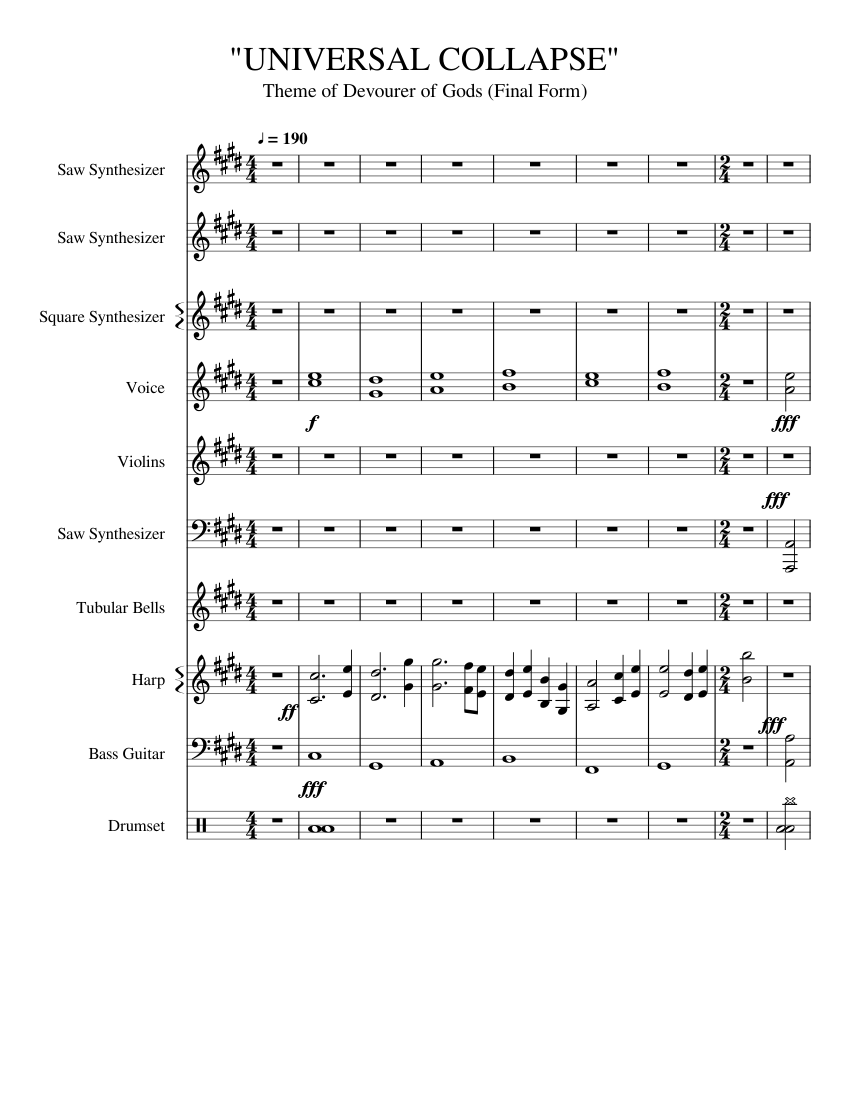 Terraria Calamity Mod Music "UNIVERSAL COLLAPSE" Theme of Devourer
