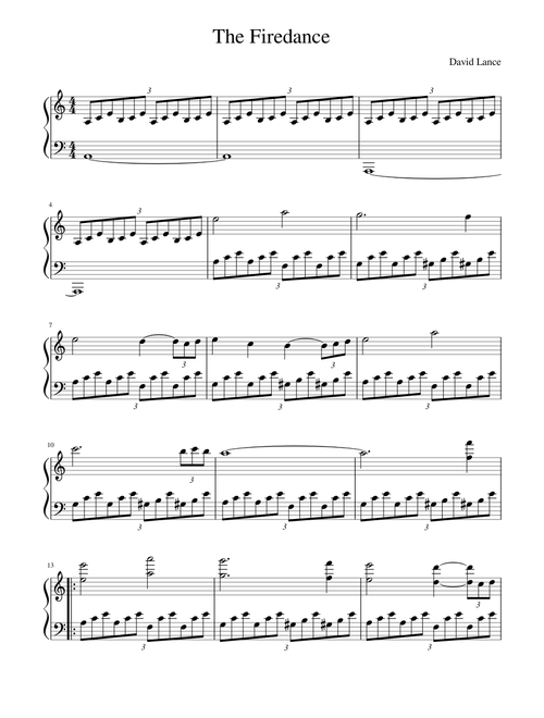Music Sheet Skyline Pigeon Sheet Music