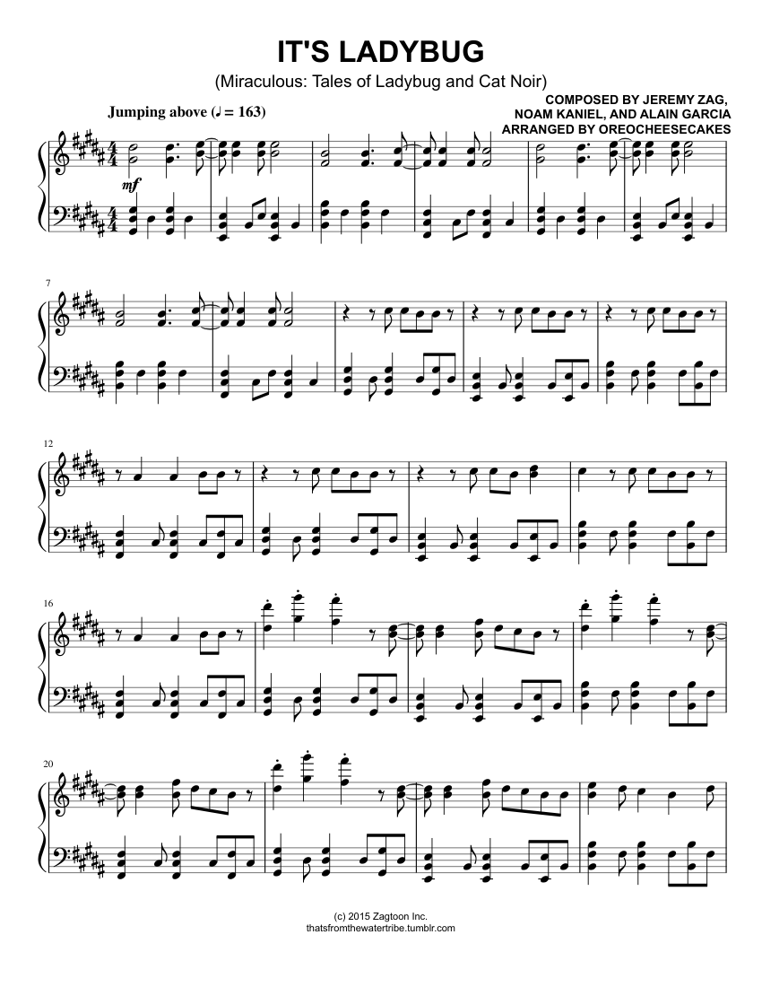 Its Ladybug Sheet Music For Piano Download Free In Pdf Or Midi