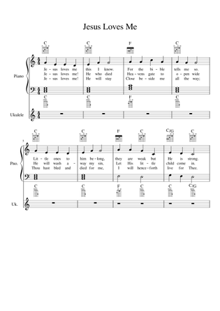 Jesus Loves Me This I Know Easy Guitar Chords
