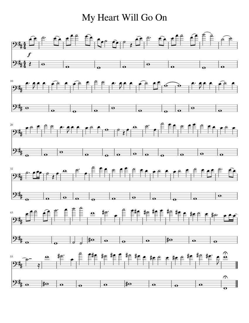 My Heart Will Go On Violin Notes