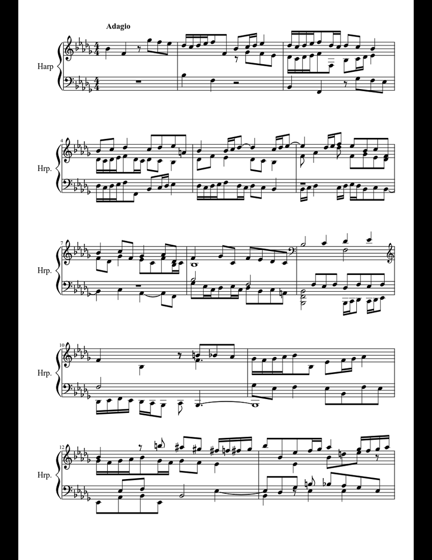 Dead Heart sheet music download free in PDF or MIDI