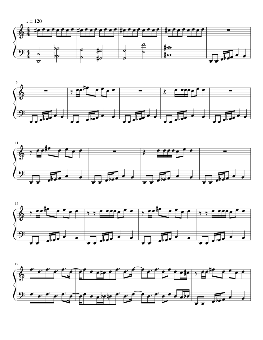 Ghostbusters Theme sheet music for Piano download free in PDF or MIDI