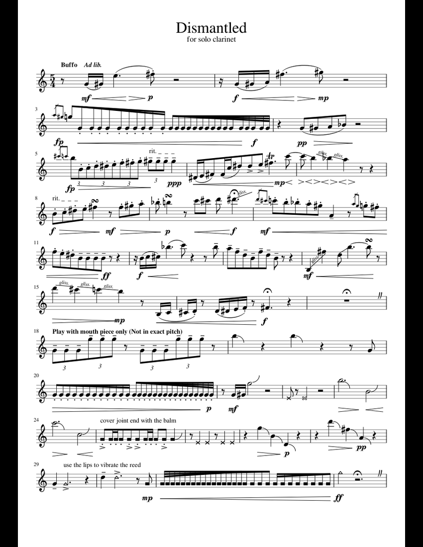 solo sheet music for download free in PDF or MIDI