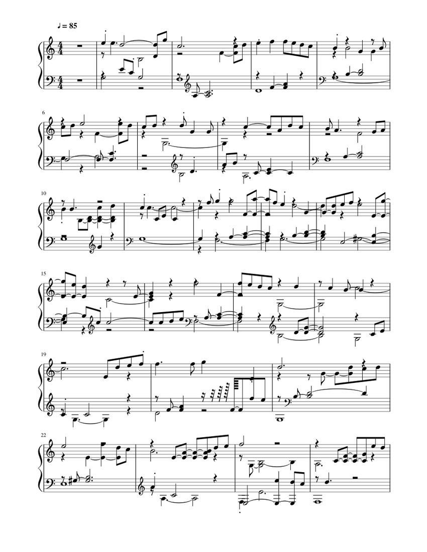 KOREAN DRAMA MUSIC ORIGIN Sheet music for Piano Download free in PDF