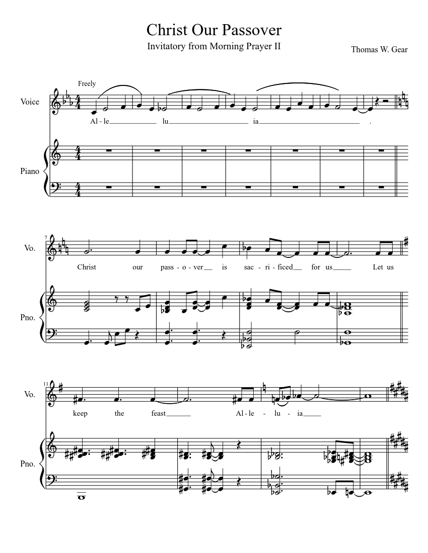 Christ Our Passover Sheet Music For Piano Voice Other Piano Voice christ-our-passover-sheet-music-for-piano-voice-other-piano-voice