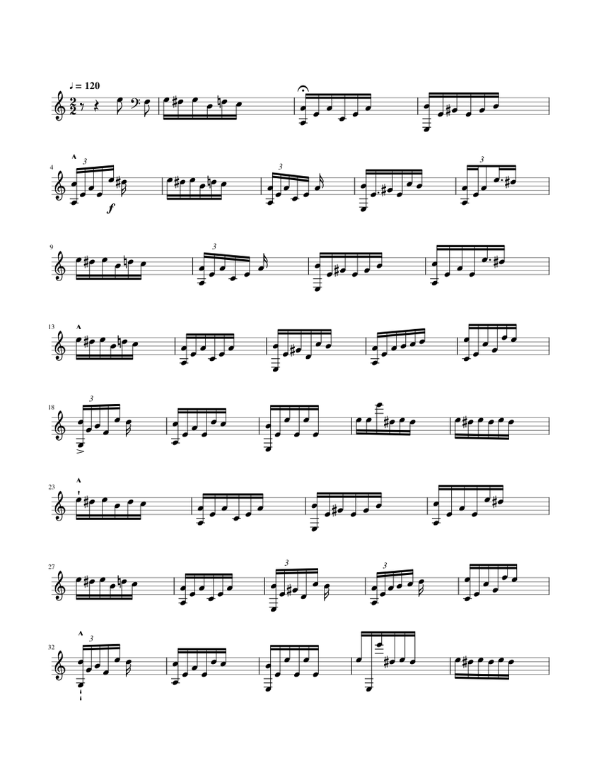 Für Elise for Guitar Sheet music for Voice Download free in PDF or MIDI