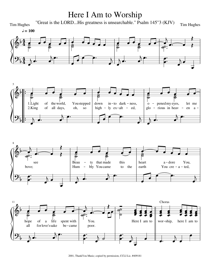 here-i-am-to-worship-sheet-music-for-piano-solo-musescore