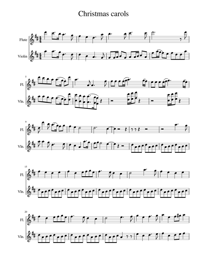 Violin Christmas Sheet Music Advanced : Download The Christmas Song - Violin 1 Sheet Music By Mel Torme - Sheet Music Plus - Advanced violin (grades 9 to 12).