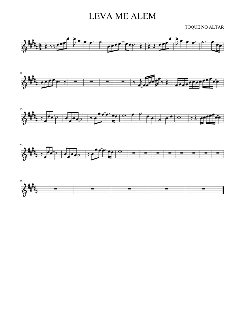 LEVA ME ALEM SAX ALTO - piano tutorial