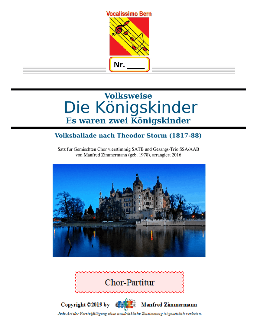 Die Königskinder Es waren zwei Königskinder Sheet music for Voice Download free in PDF or
