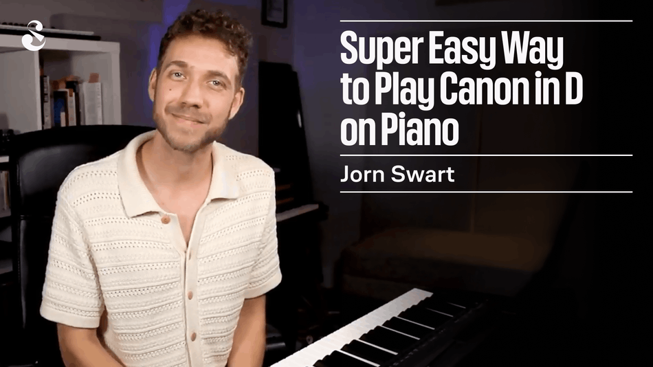 Super Easy way to play Canon in D on piano