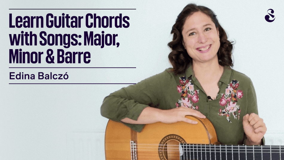 Learn Guitar Chords with Songs - Major, Minor & Barre Chords