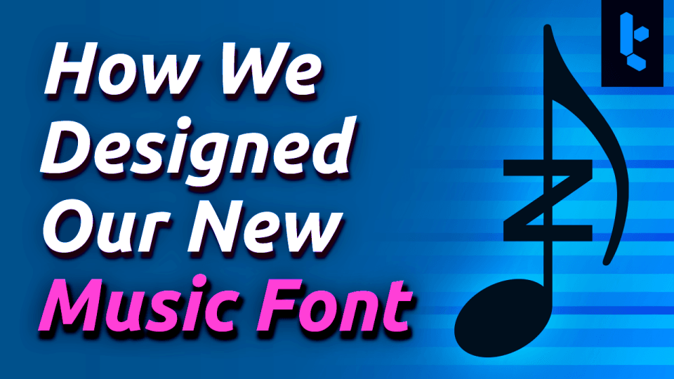 New MuseScore font